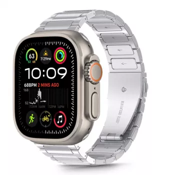 TECH-PROTECT STAINLESS CLASSIC APPLE WATCH 8 / 9 / 10 / 11 / SE / ULTRA (44 / 45 / 46 / 49 MM) SILBER