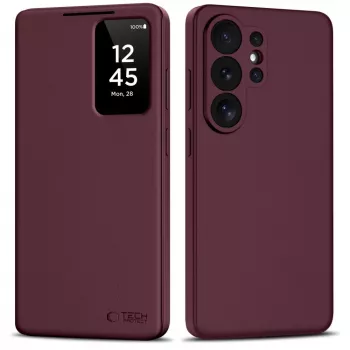 Tech-Protect Smart Wallet Case für Samsung Galaxy S26 Ultra, Mulberry