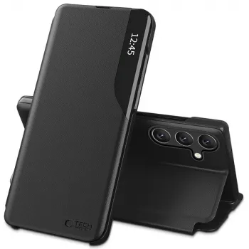 Tech-Protect Smart View Case für Samsung Galaxy A37 5G, Schwarz