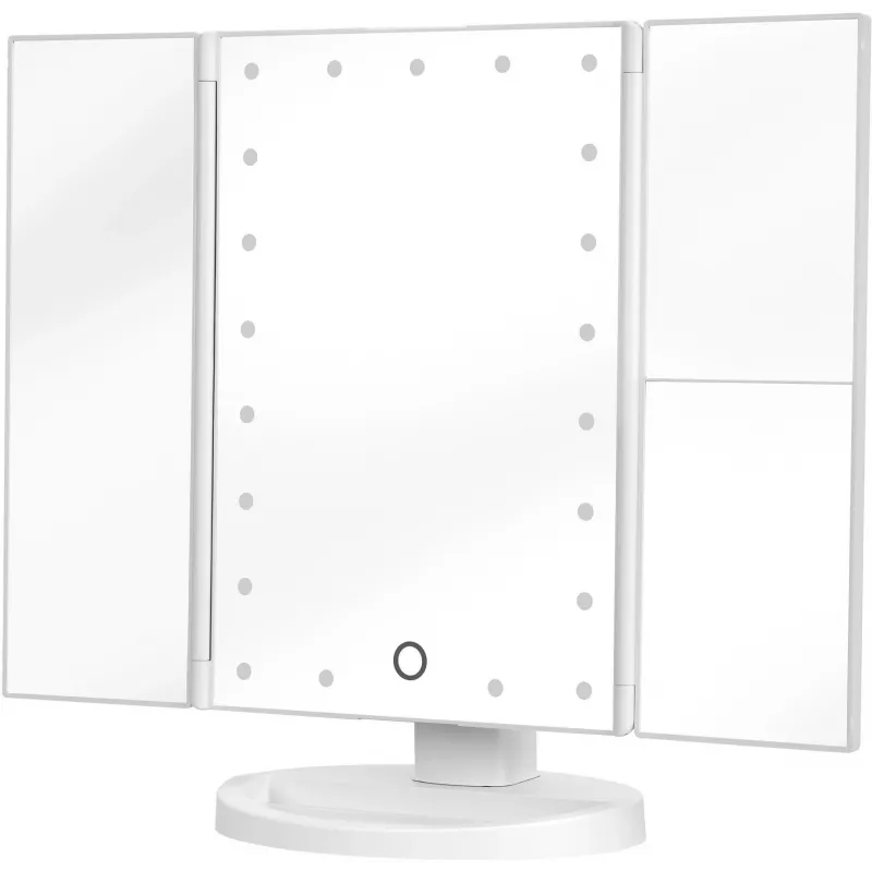 Humanas HS-ML04 LED Makeup Mirror mit Beleuchtung - Weiß