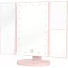 Humanas HS-ML04 LED-Schminkspiegel mit Beleuchtung - Pink
