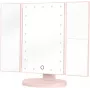 Humanas HS-ML04 LED-Schminkspiegel mit Beleuchtung - Pink