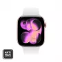 Crong Liquid Silicone Armband für Apple Watch 38/40/41/42 mm (Weiß)