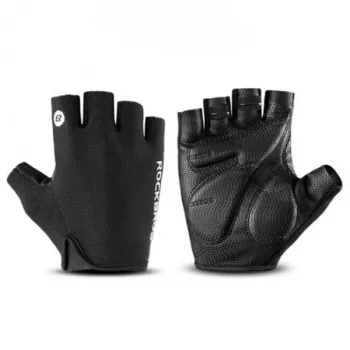 ROCKBROS S106BK Halbfinger-Fahrradhandschuhe Größe M - Schwarz
