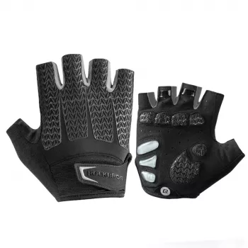 ROCKBROS Fahrradhandschuhe S169BGR XXL mit Gel-Einlagen - Grau
