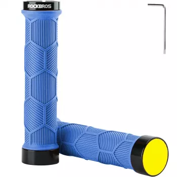 ROCKBROS Fahrradgriffe 40720007003 mit reflektierenden Streifen - Blau
