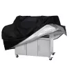 HURTEL Wasserdichte Schutzhülle XXL Schwarz für Grill, Fahrrad, Motorrad, Gartenmöbel