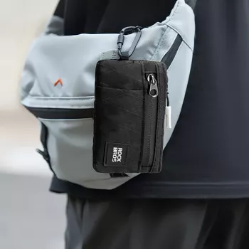 ROCKBROS Reisebörse mit Karabiner - Schwarz