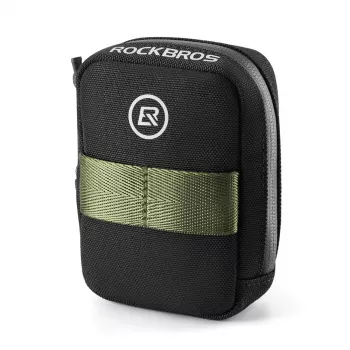ROCKBROS Mini Satteltasche mit CO2-Patronenhalter - Schwarz/Grün