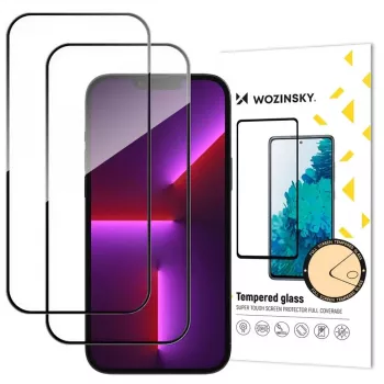 Wozinsky Full Glue Tempered Glass 2er-Pack für iPhone 17 Pro Max