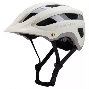 WOZINSKY MTB-Helm mit abnehmbarem Schirm, leicht, 57-62 cm - Pastellgrün