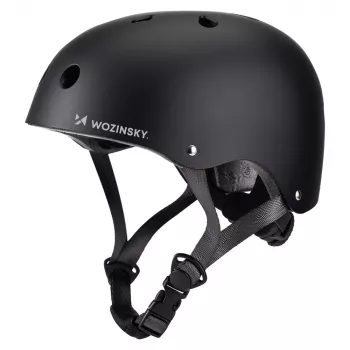 Wozinsky BMX / Scooter Helm Leichtgewicht 54-58 cm Schwarz
