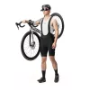 ROCKBROS YDDK009 Herren-Radträgerhose mit Polster, kurze Länge, Größe L, Schwarz