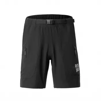ROCKBROS YDDK015 Herren-Radhose mit Gürtel, Größe S, Schwarz
