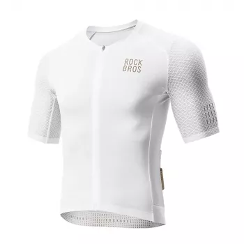 ROCKBROS YDDX011 Diamond Kurzarm-Radtrikot XS Weiß