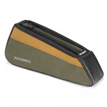 ROCKBROS Fahrrad-Oberrohrtasche 0,25L Grün/Orange