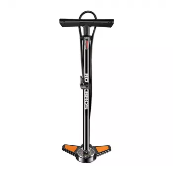 ROCKBROS Standpumpe GP6532B mit Manometer - Schwarz/Orange
