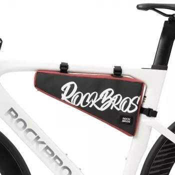 Rockbros G008 Flash Journey Fahrrad-Rahmentasche – XL, Rot