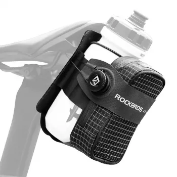 Rockbros P010 Multifunktionale Fahrrad-Satteltasche, Schwarz