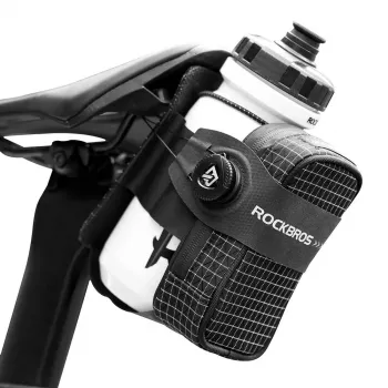 Rockbros P010 Multifunktionale Fahrrad-Satteltasche, Schwarz