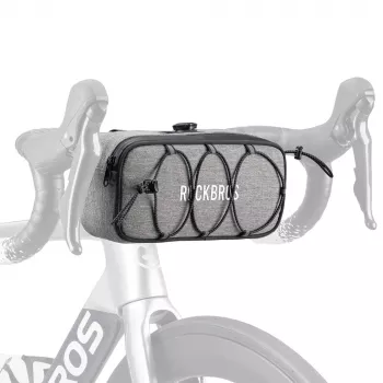 Rockbros TL001 ROAD TO SKY Lenkertasche 1,9L Wasserdicht – Grau