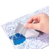 LEAN TOYS Creative Foil Art DIY Kit zum Aufkleben mit Glanzfolie - Blumen-Design