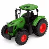 LEAN TOYS Landwirtschaftlicher Traktor mit Kipper-Anhänger, Gummireifen, Grün, 1:24