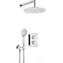 DEANTE Unterputz-Thermostat-Duschset mit Kasten - Matt Schwarz