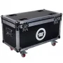 CASE4ME CC80 Kabelkoffer - Aluminiumrahmen, ABS-Platten, Schwarz, abschließbar, mit Trennwänden