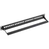 NETRACK 104-20 24-Port Keystone Patch Panel 1U 19-inch Schwarz
