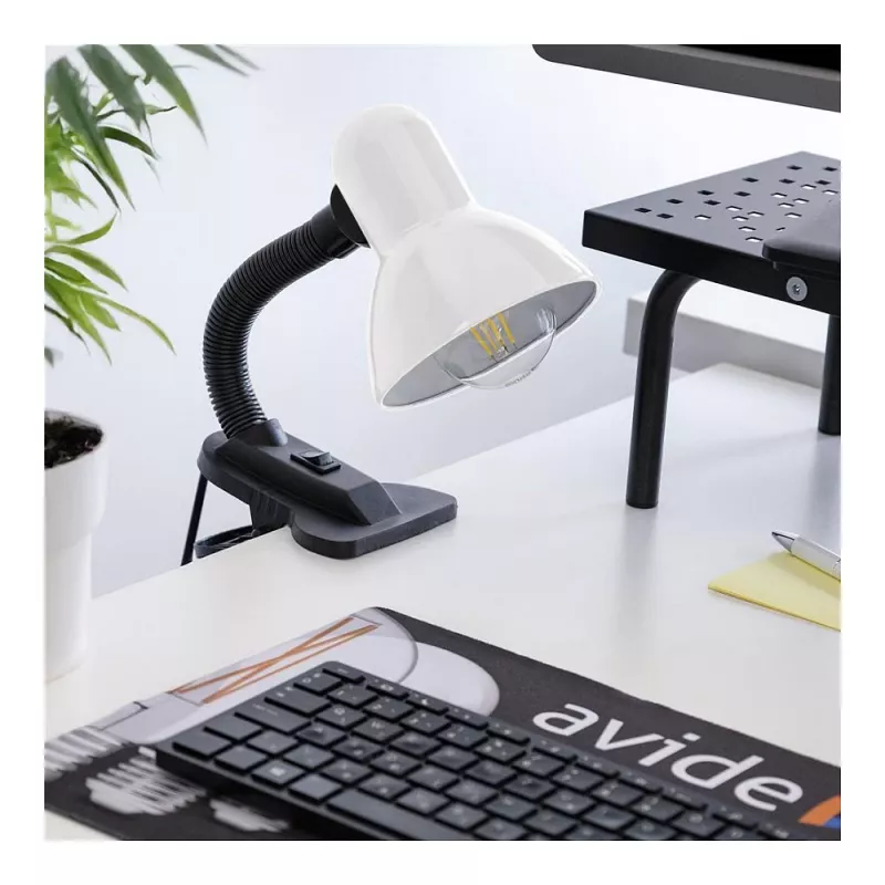 Avide Basic Clipbar Max 60W Clip-on Tischleuchte Schwarz
