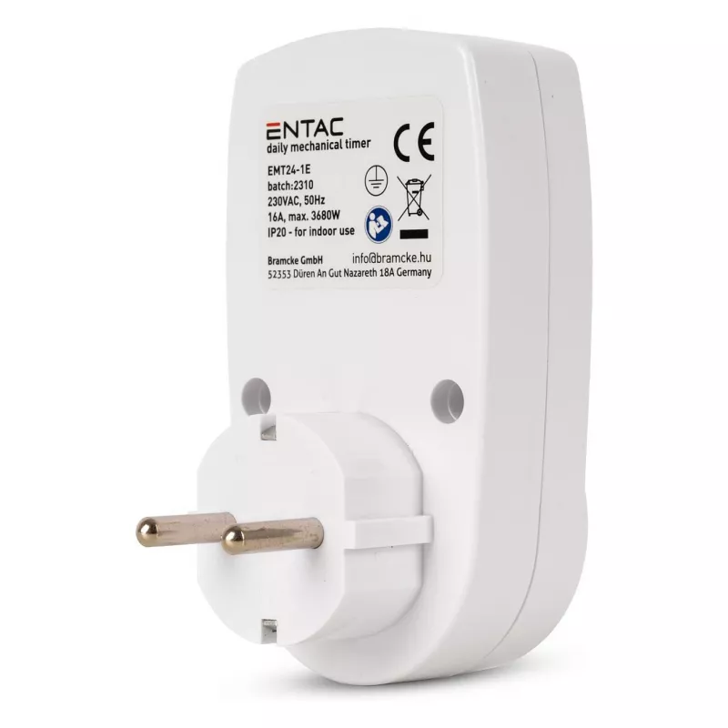 ENTAC Mechanical Timer Mini 24 Stunden 24 Programme