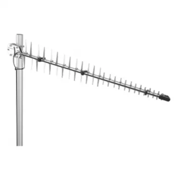Poynting A-LPDA-0092-04 Richtantenne Log-Periodische Dipol-Array, 698-960/1710-2700 MHz, 11 dBi, SMA-Stecker, Silber