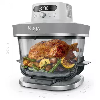 Ninja CRISPi PRO AS090EUWH Heißluftfritteuse 4,7L 2400W Weiß