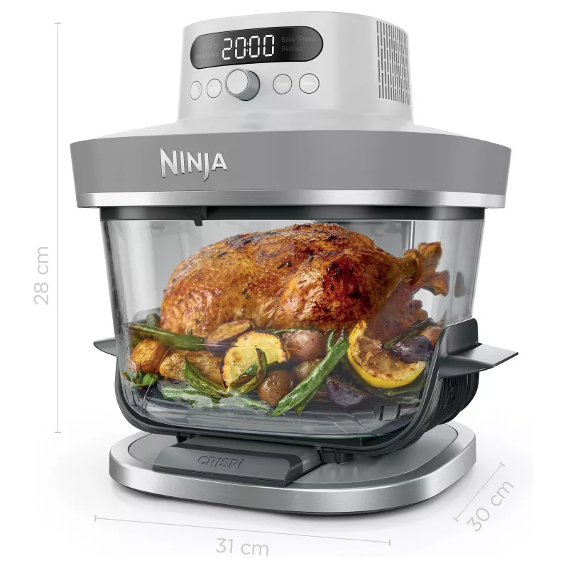 Ninja CRISPi PRO AS090EUWH Heißluftfritteuse 4,7L 2400W Weiß