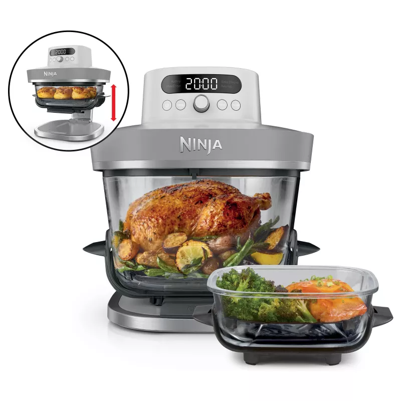Ninja CRISPi PRO AS090EUWH Heißluftfritteuse 4,7L 2400W Weiß