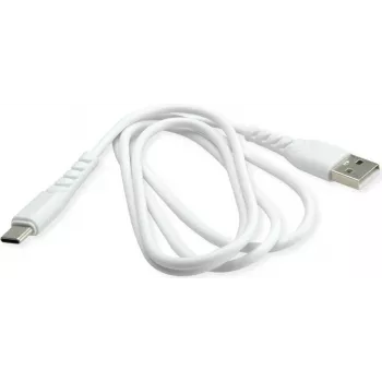 BIOND USB-A auf USB-C 1m Weiß Kabel aus recyceltem Kunststoff - Laden & Daten
