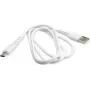 BIOND USB-A auf USB-C 1m Weiß Kabel aus recyceltem Kunststoff - Laden & Daten
