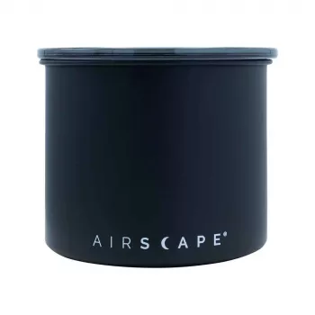 Airscape® Edelstahl Aromabehälter klein, Matt Schwarz