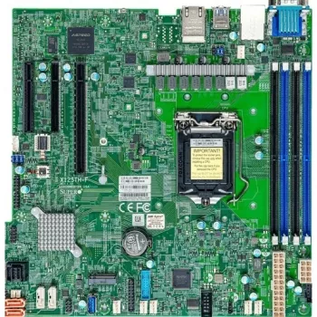 Supermicro X12STH-F-O Motherboard - Micro-ATX - LGA 1200 - Intel C252 - DDR4 - Dual 1GbE - IPMI