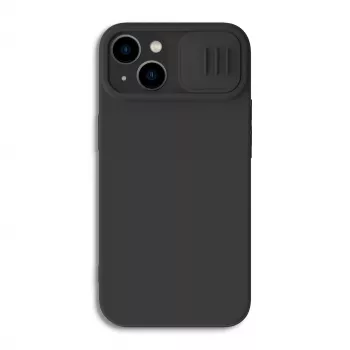 Nillkin CamShield Silky Silicone Case für iPhone 14 Plus - Schwarz