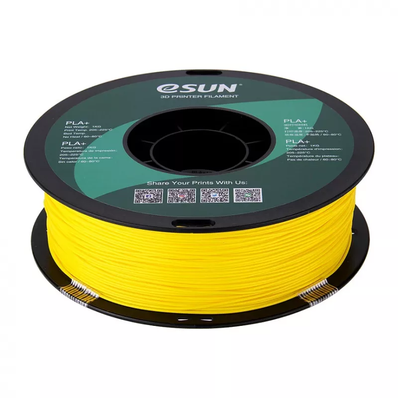 ESUN PLA+ 1,75mm Gelb 1kg 3D-Drucker-Filament