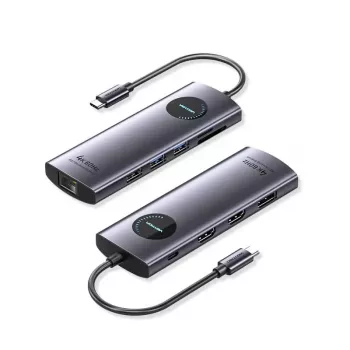 VENTION USB-C 10-in-1 Docking Station 8K 30Hz 100W PD mit LED-Display