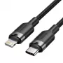 VENTION LALBH USB-C auf Lightning Kabel 2m Schwarz MFi-zertifiziert Schnellladung