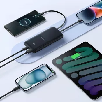 Baseus Lipow 10000 mAh 22.5W Power Bank Schwarz