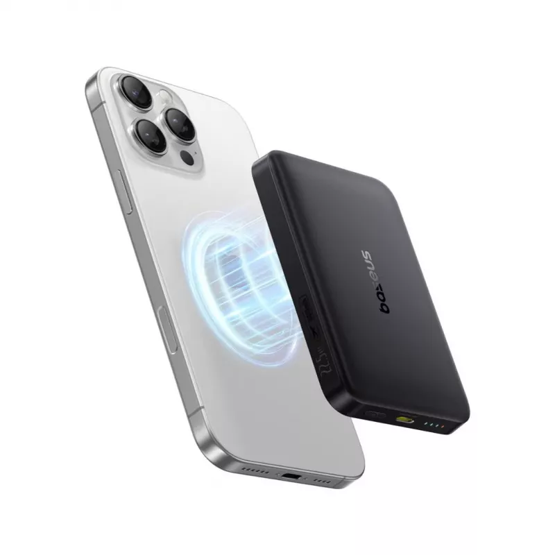 Baseus EnerFill FM12 10000 mAh 22.5W Qi2 MagSafe Schwarz