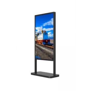 Dahua DS Indoor Bodenständer DHI-LDV65-PAI400L für 65-Zoll-Bildschirme, Schwarz, 50 kg Belastung, VESA 400x400