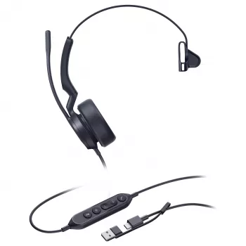Yealink Headset UH 44 Mono USB-C/A