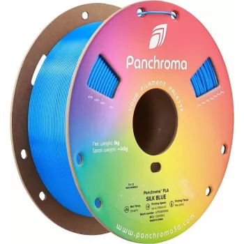 Polymaker Panchroma PLA Silk 1,75mm Blau 1kg 3D-Drucker-Filament