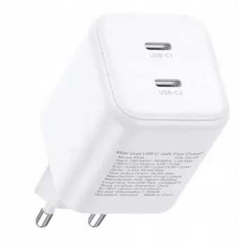 Ugreen GaN 45W 2xUSB-C Wall Charger - Weiß